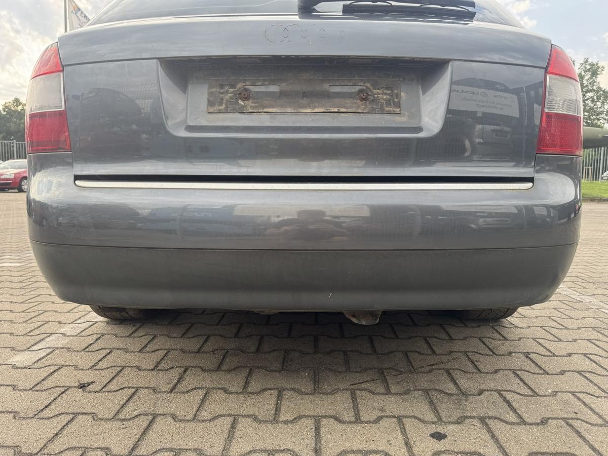 Audi A4 8E original Stossf&auml;nger Sto&szlig;stange hinten LX7Z Delfingrau Metallic Kombi Bj.2002